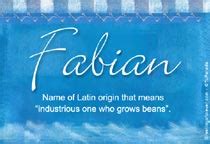 fabian meaning.